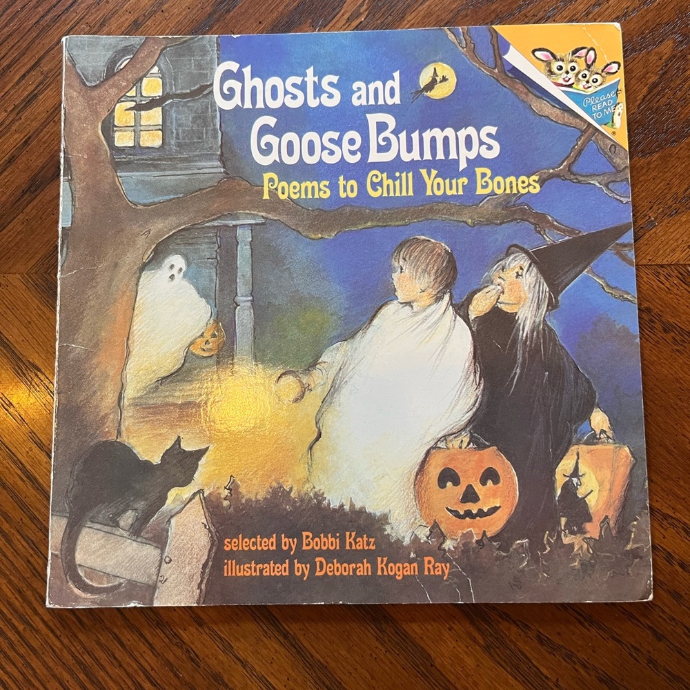 Vintage Halloween kids book | Ghosts and Goosebumps Poems to Chill Your Bones